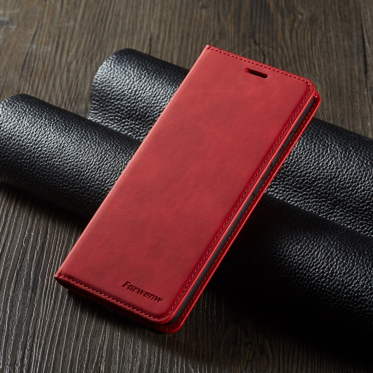For Samsung Galaxy A41 Forwenw Dream Series Oil Edge Strong Magnetism Horizontal Flip Leather Case with Holder & Card Slots & Wallet & Photo Frame