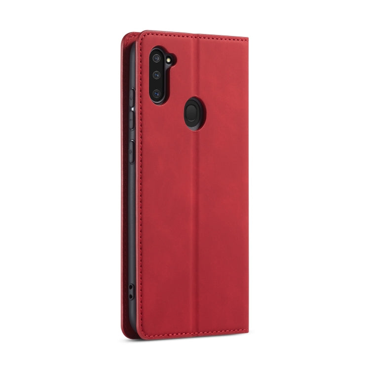 For Samsung Galaxy A11 Forwenw Dream Series Oil Edge Strong Magnetism Horizontal Flip Leather Case with Holder & Card Slots & Wallet & Photo Frame