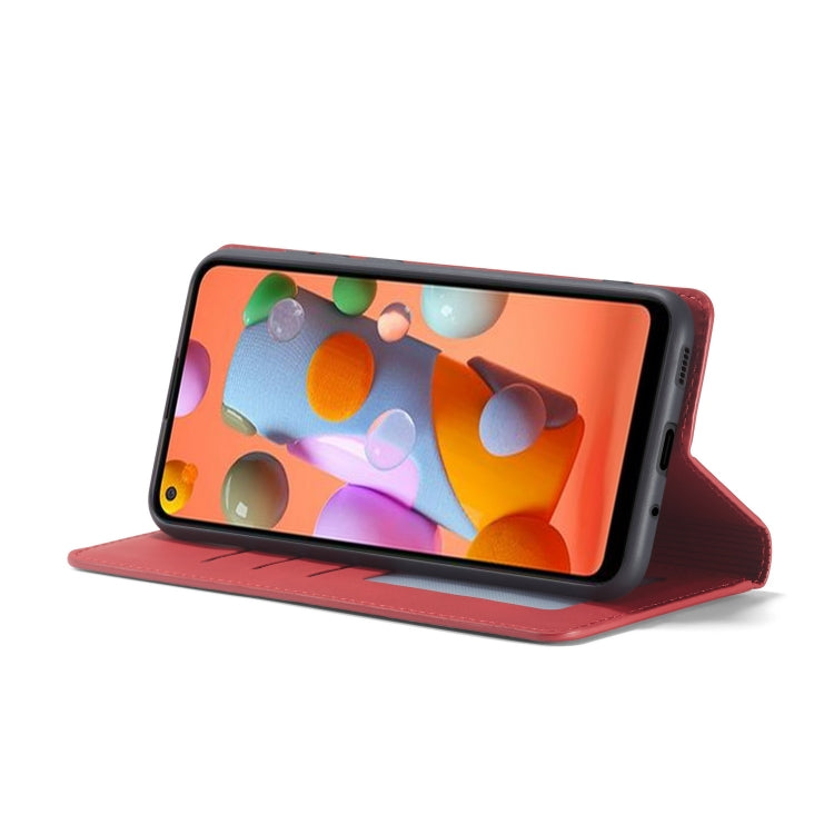 For Samsung Galaxy A11 Forwenw Dream Series Oil Edge Strong Magnetism Horizontal Flip Leather Case with Holder & Card Slots & Wallet & Photo Frame