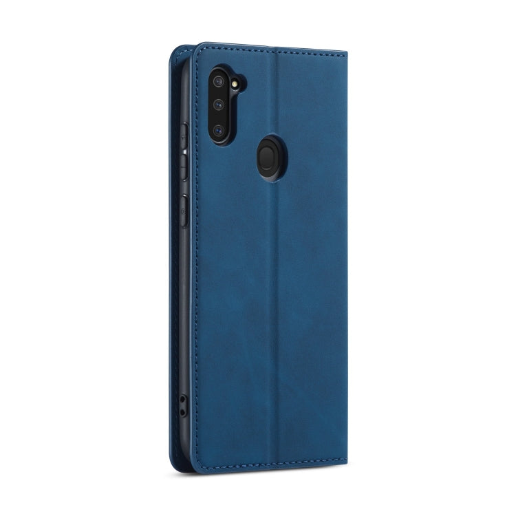 For Samsung Galaxy A11 Forwenw Dream Series Oil Edge Strong Magnetism Horizontal Flip Leather Case with Holder & Card Slots & Wallet & Photo Frame