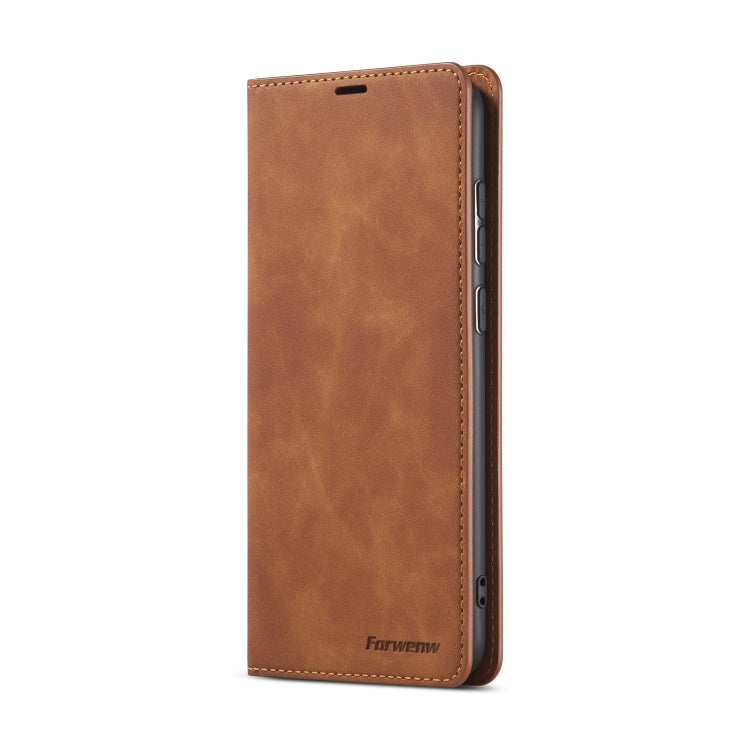 For Samsung Galaxy A11 Forwenw Dream Series Oil Edge Strong Magnetism Horizontal Flip Leather Case with Holder & Card Slots & Wallet & Photo Frame