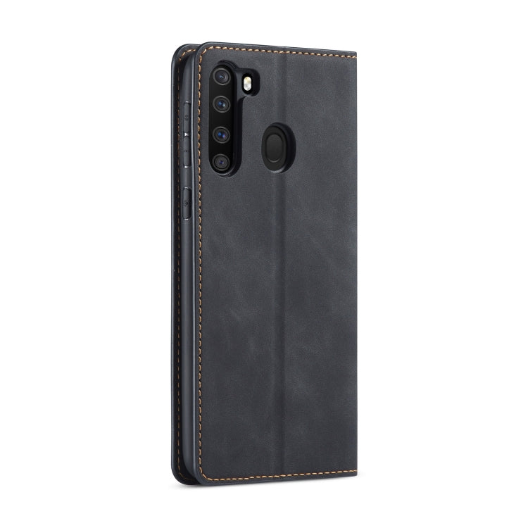 For Samsung Galaxy A21 Forwenw Dream Series Oil Edge Strong Magnetism Horizontal Flip Leather Case with Holder & Card Slots & Wallet & Photo Frame