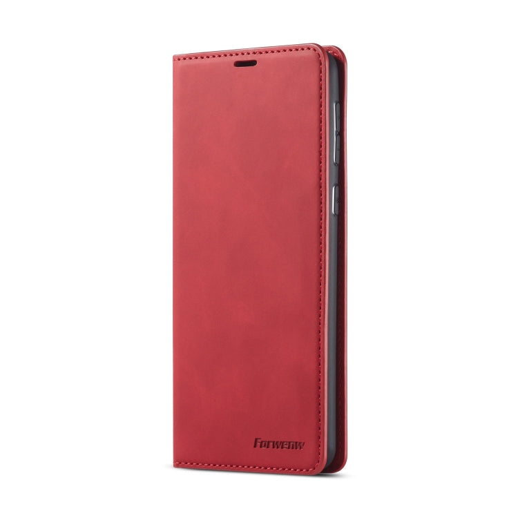 For Samsung Galaxy A21 Forwenw Dream Series Oil Edge Strong Magnetism Horizontal Flip Leather Case with Holder & Card Slots & Wallet & Photo Frame
