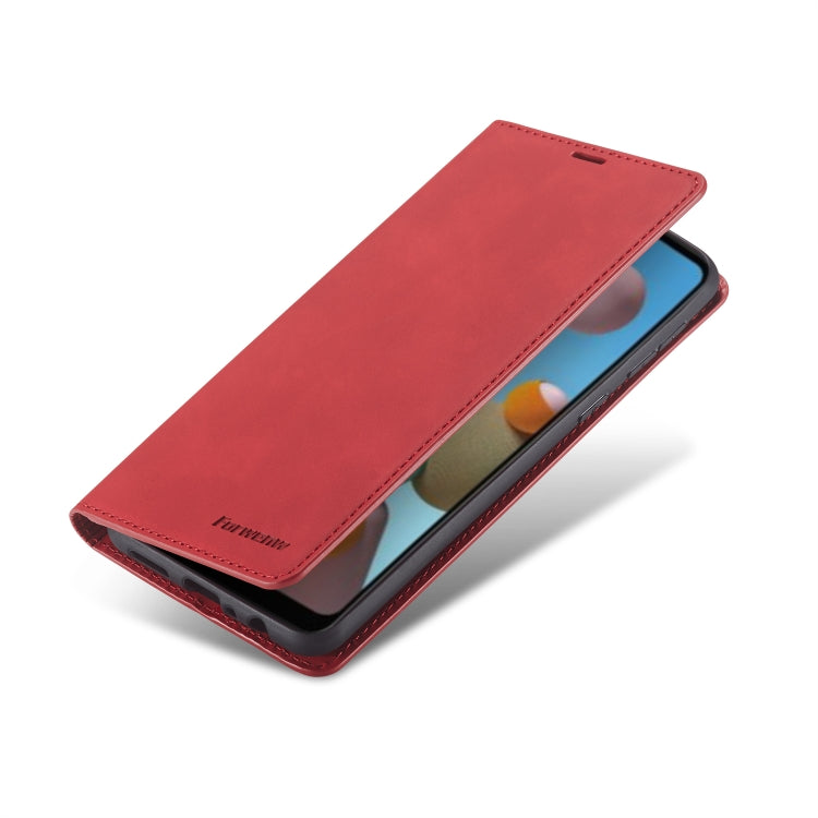 For Samsung Galaxy A21 Forwenw Dream Series Oil Edge Strong Magnetism Horizontal Flip Leather Case with Holder & Card Slots & Wallet & Photo Frame