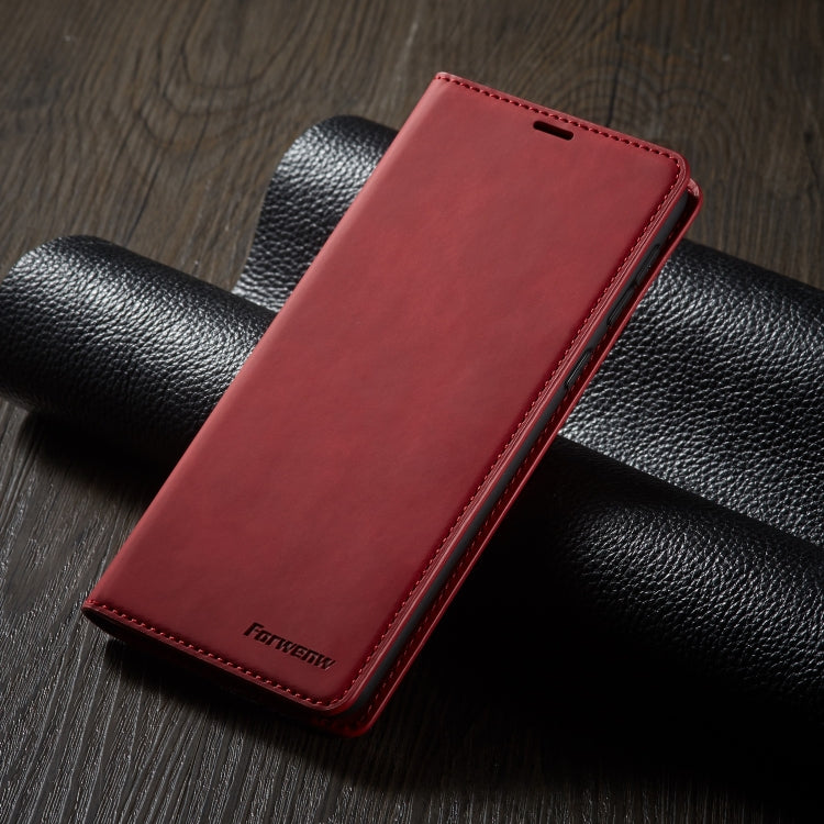 For Samsung Galaxy A21 Forwenw Dream Series Oil Edge Strong Magnetism Horizontal Flip Leather Case with Holder & Card Slots & Wallet & Photo Frame