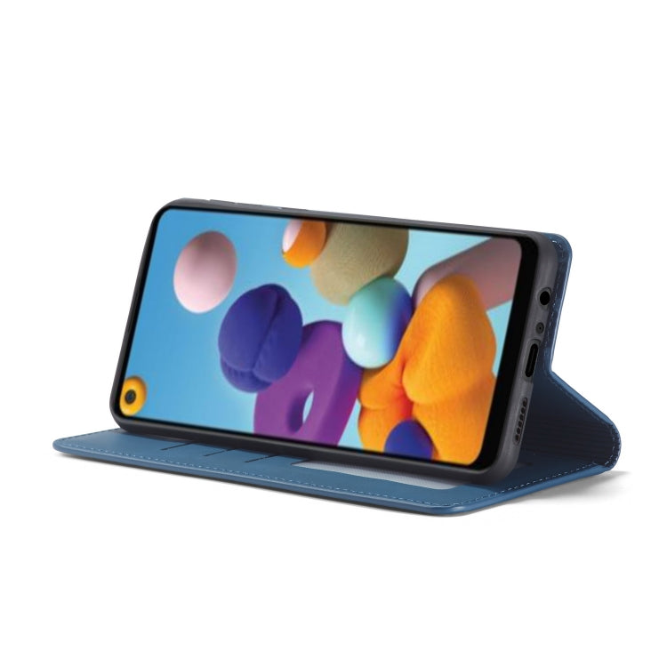 For Samsung Galaxy A21 Forwenw Dream Series Oil Edge Strong Magnetism Horizontal Flip Leather Case with Holder & Card Slots & Wallet & Photo Frame