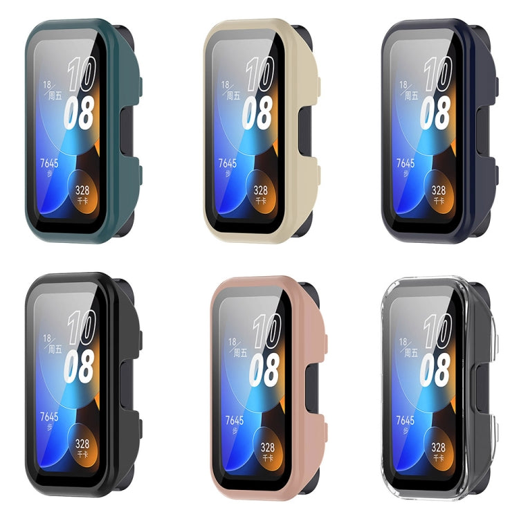 For Huawei Band 8 PC + Tempered Film Integrated Protective Watch Case