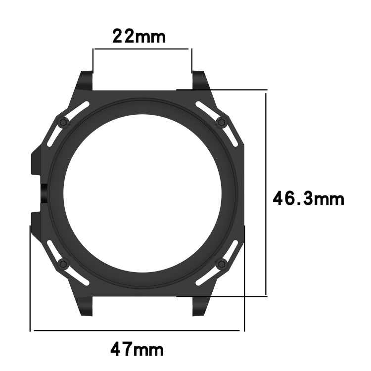 For Huawei Watch GT Cyber Armor Hollow Watch Protective Case