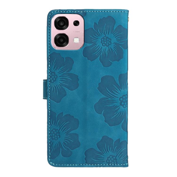 For OPPO A6 Pro 4G / 5G / F31 5G Flower Embossing Pattern Leather Phone Case
