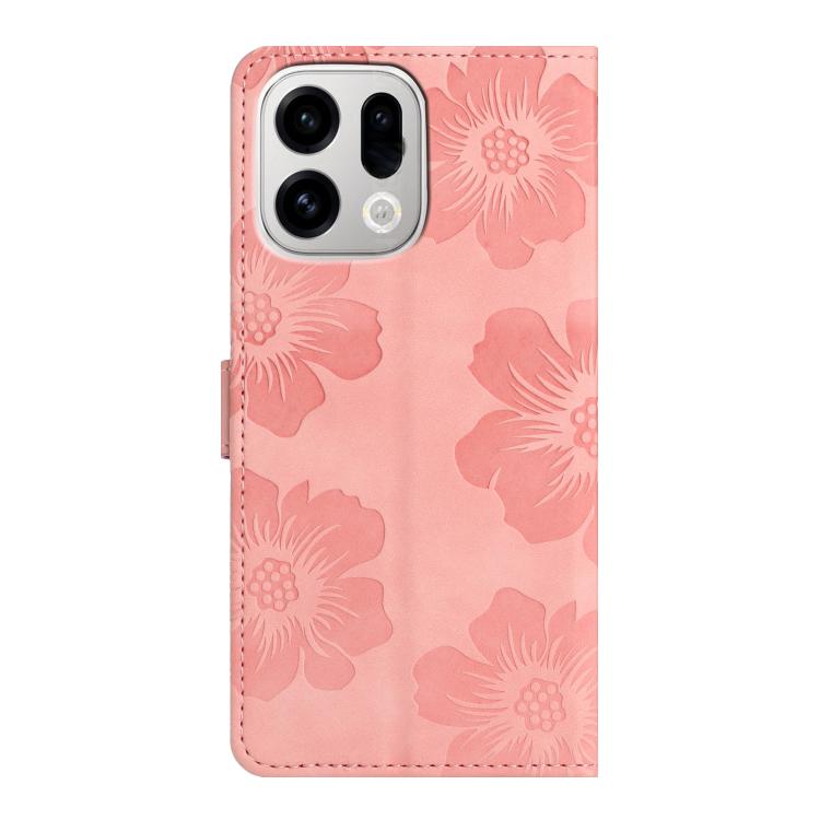 For OPPO Find X9 Pro Flower Embossing Pattern Leather Phone Case