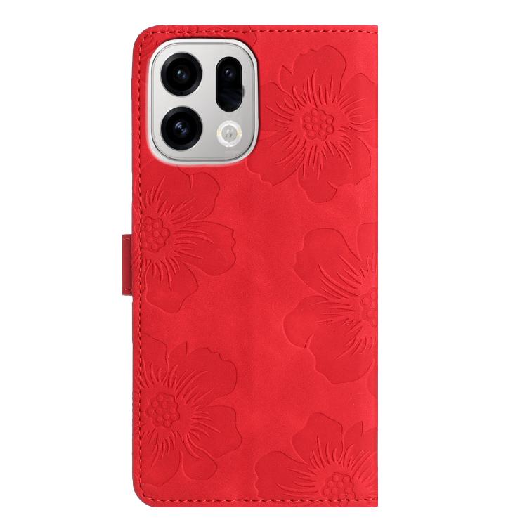 For OPPO Find X9 Pro Flower Embossing Pattern Leather Phone Case