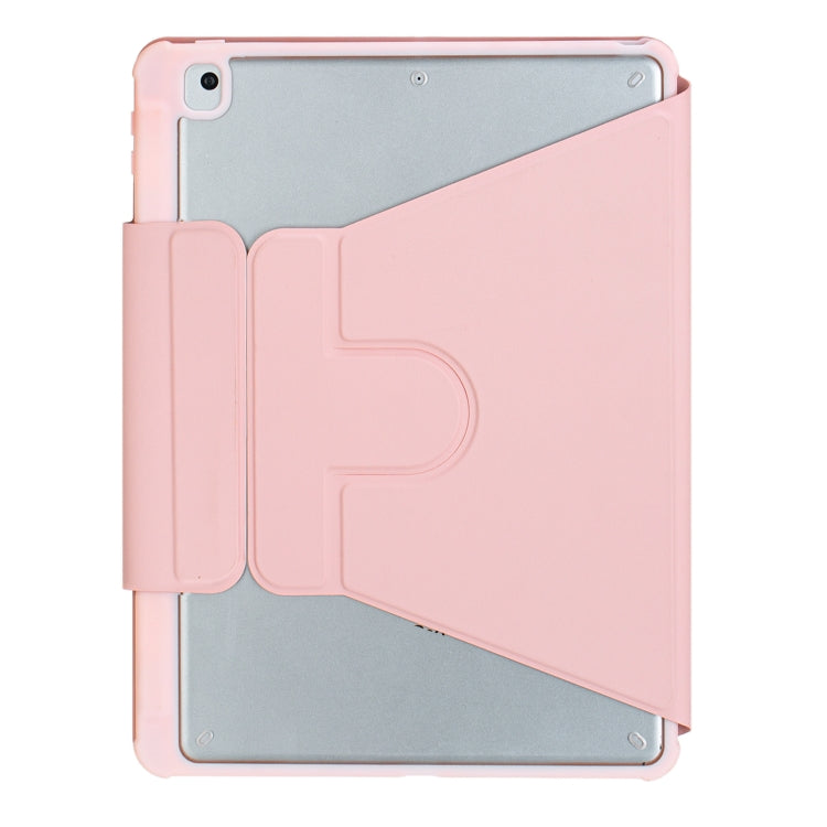 For iPad 10th Gen 10.9 2022 F10BS 360 Rotation Acrylic Transparent Bluetooth Keyboard Leather Case With Backlight