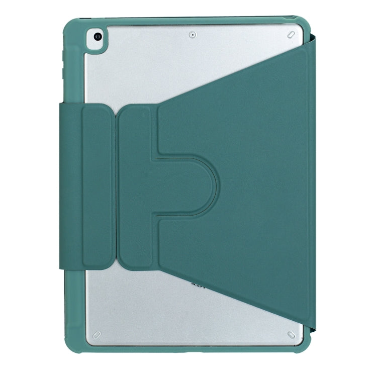 For iPad 10th Gen 10.9 2022 F10BS 360 Rotation Acrylic Transparent Bluetooth Keyboard Leather Case With Backlight