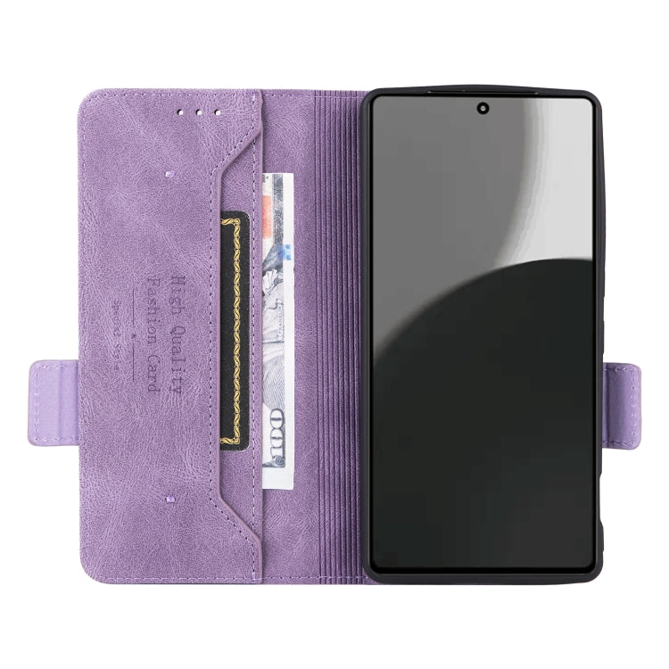 For Sharp Aquos R9 Pro Magnetic Clasp Leather Phone Case