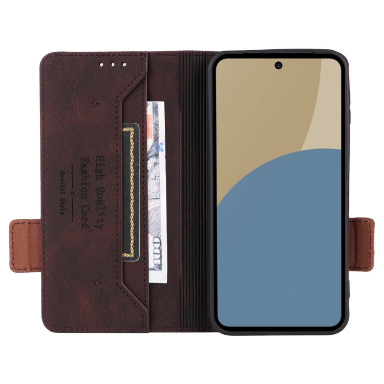 For Sharp Aquos Sense9 Magnetic Clasp Leather Phone Case