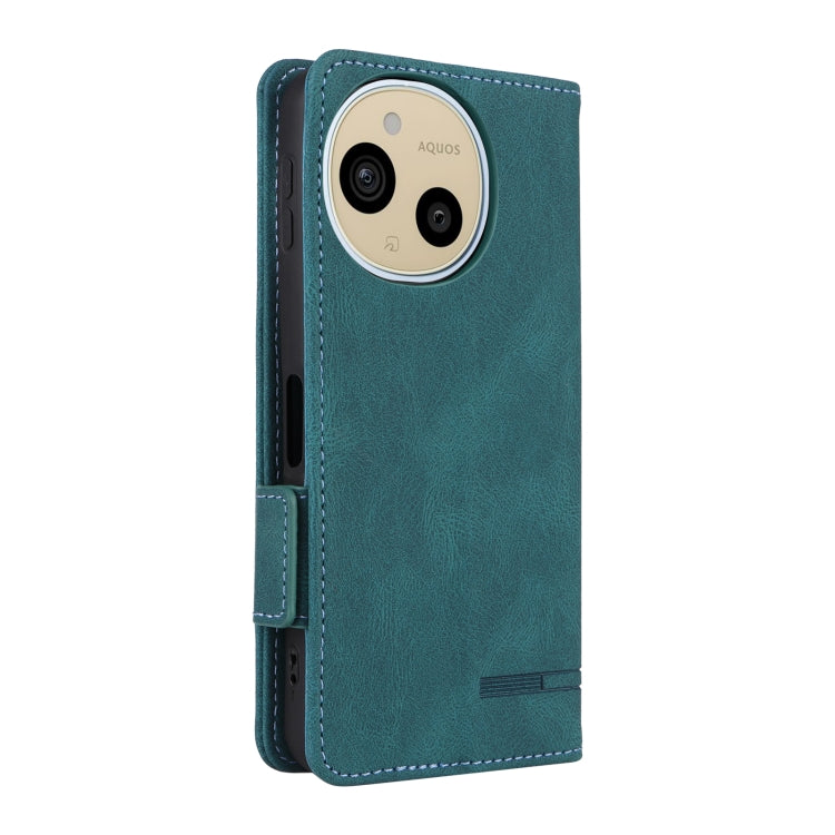 For Sharp Aquos Sense9 Magnetic Clasp Leather Phone Case