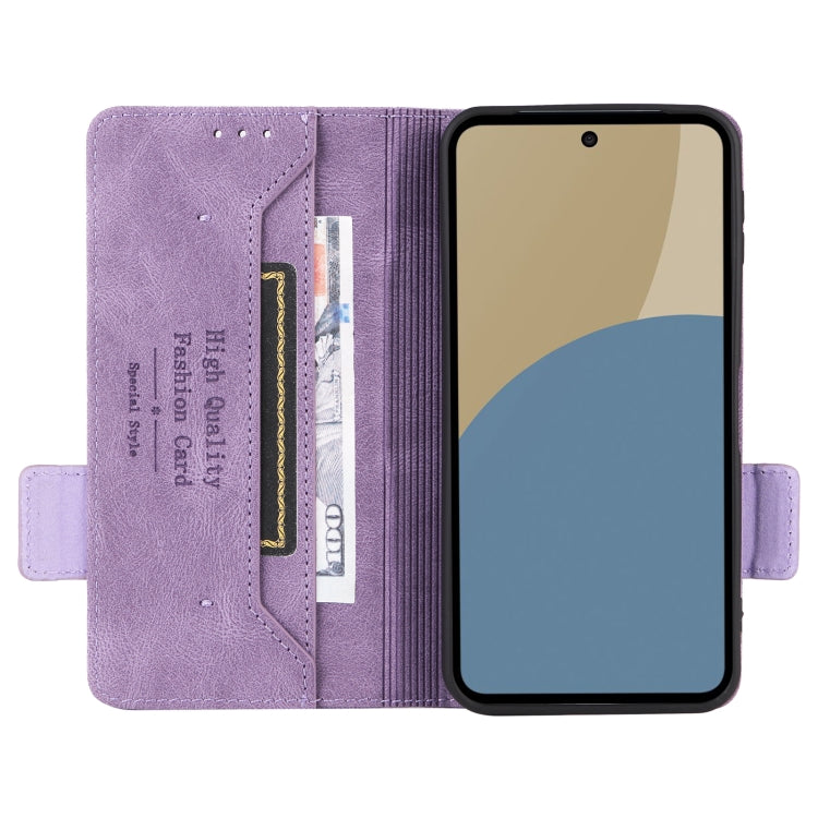 For Sharp Aquos Sense9 Magnetic Clasp Leather Phone Case