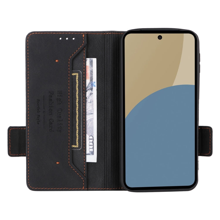 For Sharp Aquos Sense9 Magnetic Clasp Leather Phone Case