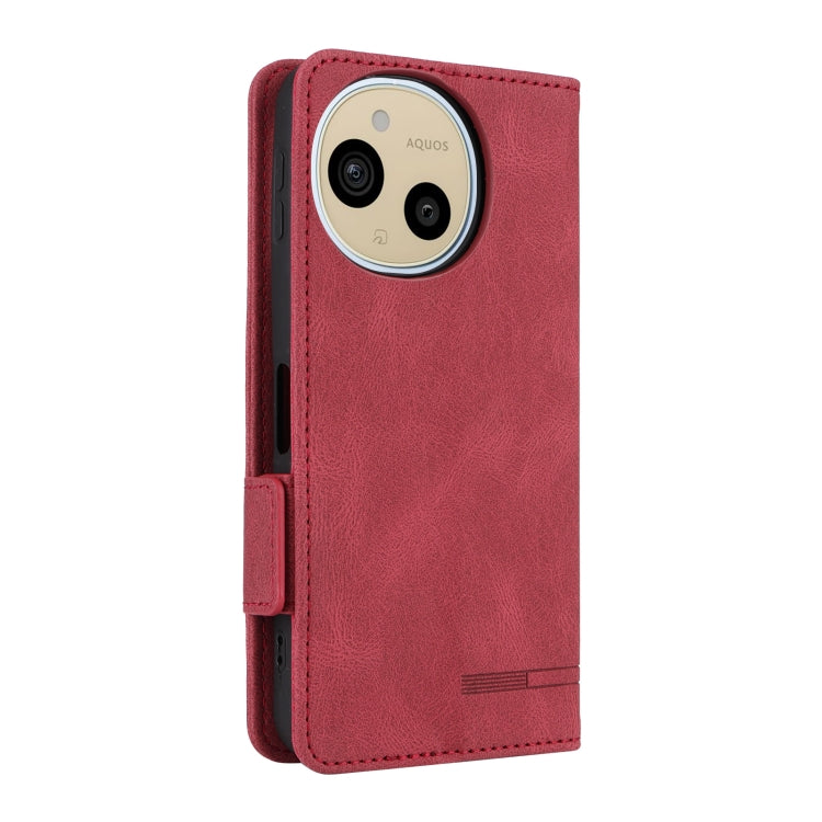For Sharp Aquos Sense9 Magnetic Clasp Leather Phone Case