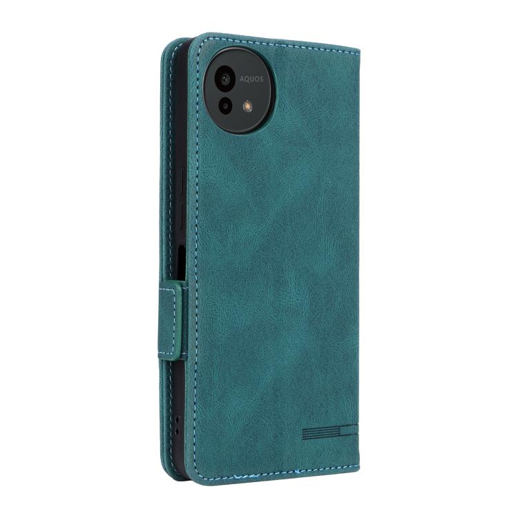 For Sharp Aquos wish5 Magnetic Clasp Leather Phone Case