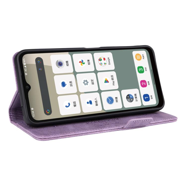 For Sharp Aquos wish5 Magnetic Clasp Leather Phone Case
