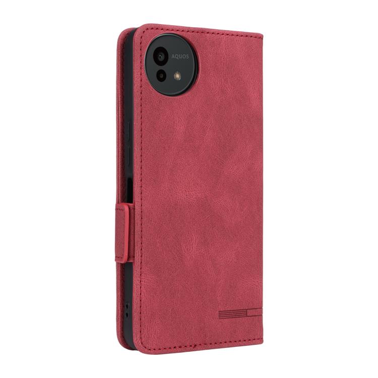 For Sharp Aquos wish5 Magnetic Clasp Leather Phone Case