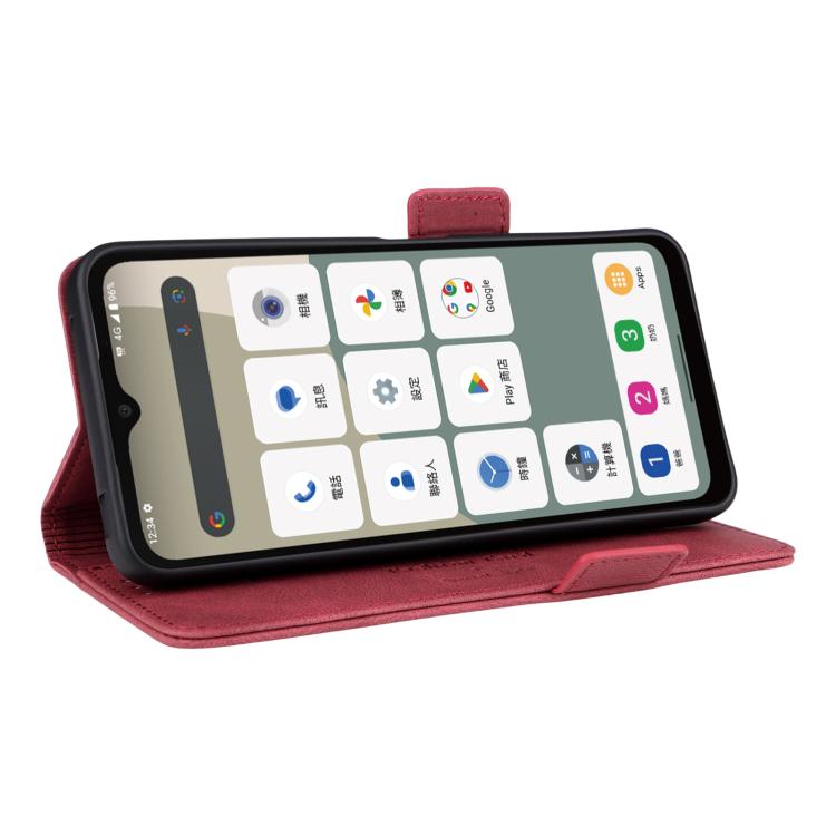 For Sharp Aquos wish5 Magnetic Clasp Leather Phone Case