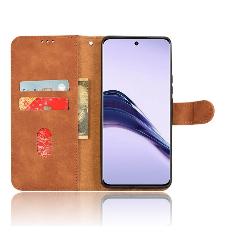 For Realme 13 Pro Skin Feel Magnetic Flip Leather Phone Case