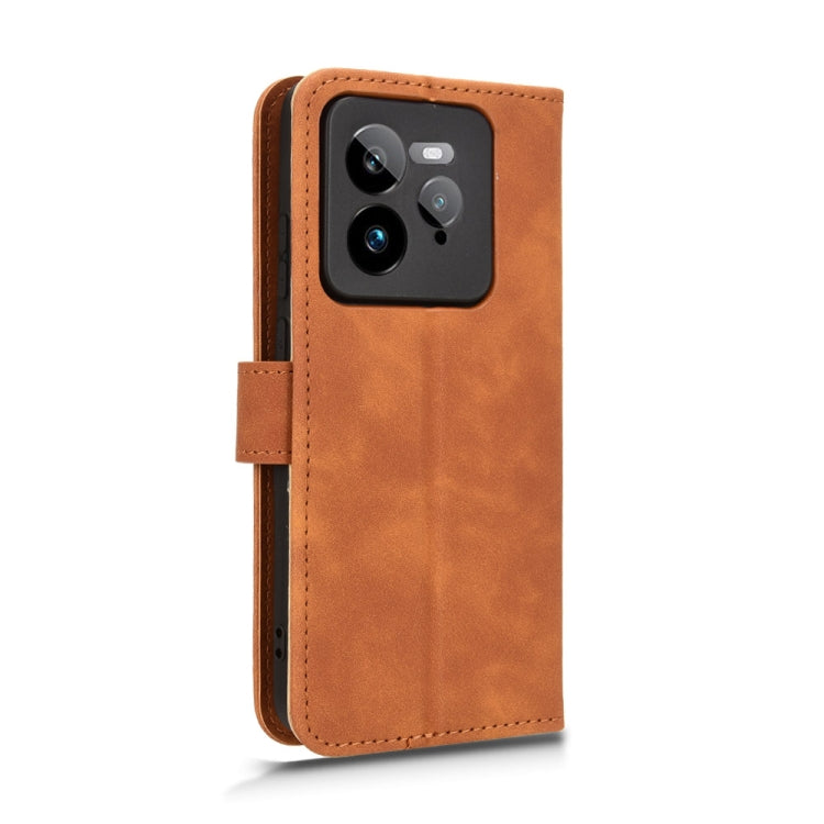 For Realme GT 7 Pro Skin Feel Magnetic Flip Leather Phone Case