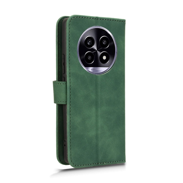For Realme 13+ 5G Skin Feel Magnetic Flip Leather Phone Case