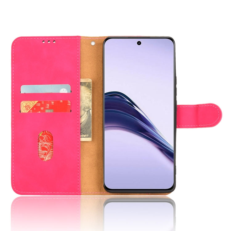 For Realme 13+ 5G Skin Feel Magnetic Flip Leather Phone Case