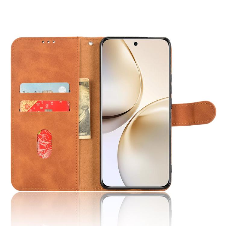 For Realme 14 Pro 5G Skin Feel Magnetic Flip Leather Phone Case