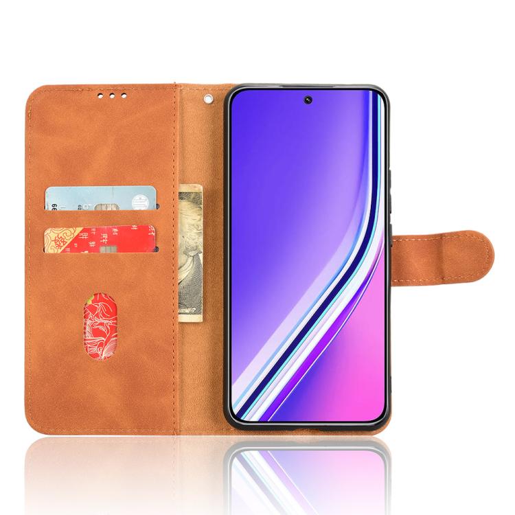 For Realme P3 Pro 5G Skin Feel Magnetic Flip Leather Phone Case
