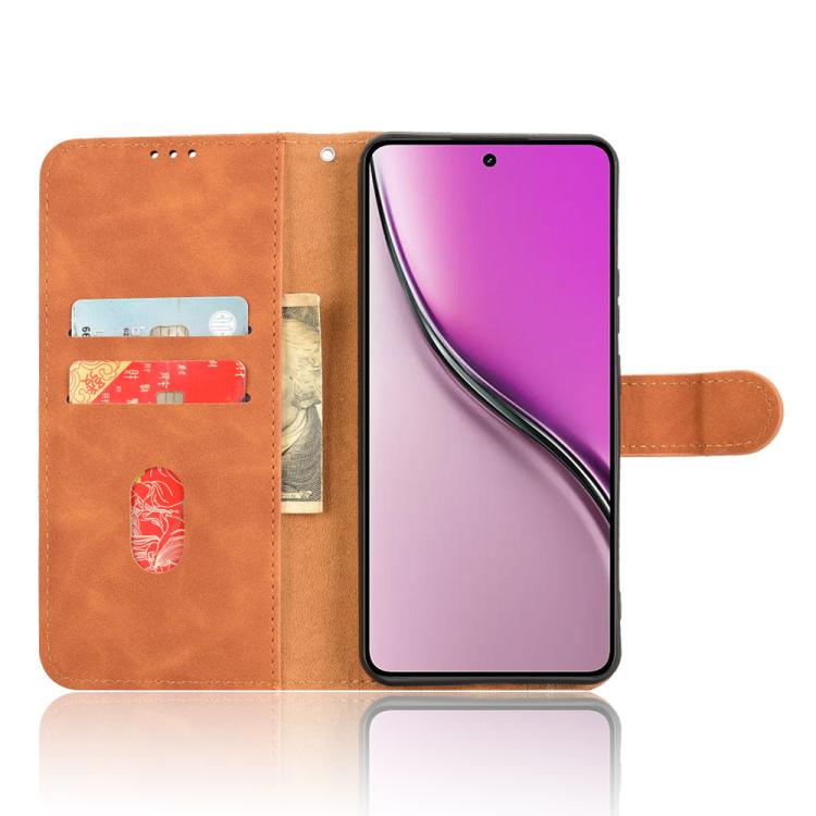 For Realme P3 5G Skin Feel Magnetic Flip Leather Phone Case