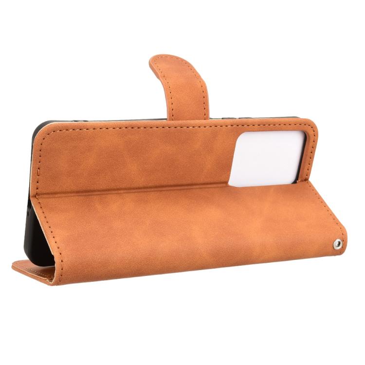 For Realme P3 5G Skin Feel Magnetic Flip Leather Phone Case