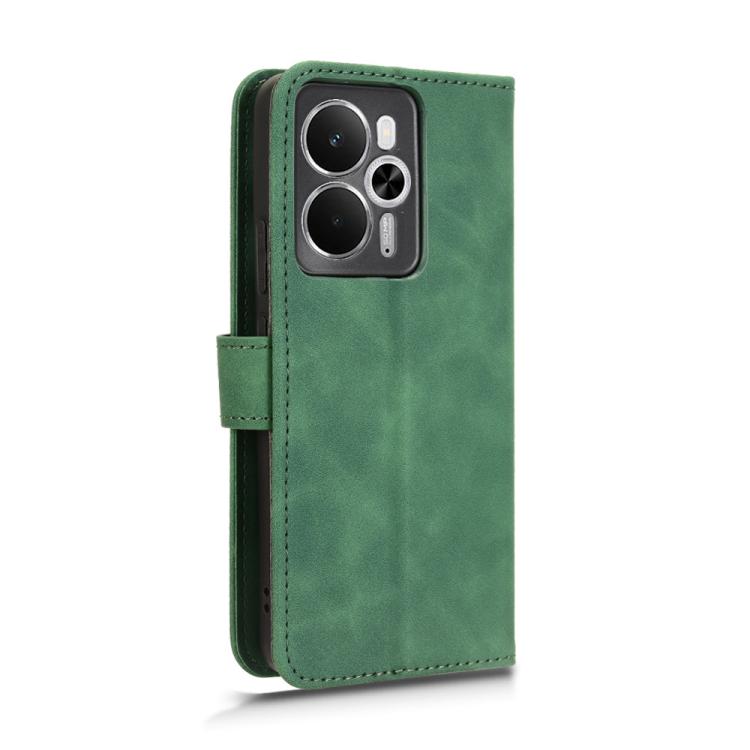 For Realme 14 5G Skin Feel Magnetic Flip Leather Phone Case