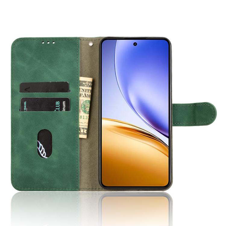 For Realme 14 5G Skin Feel Magnetic Flip Leather Phone Case