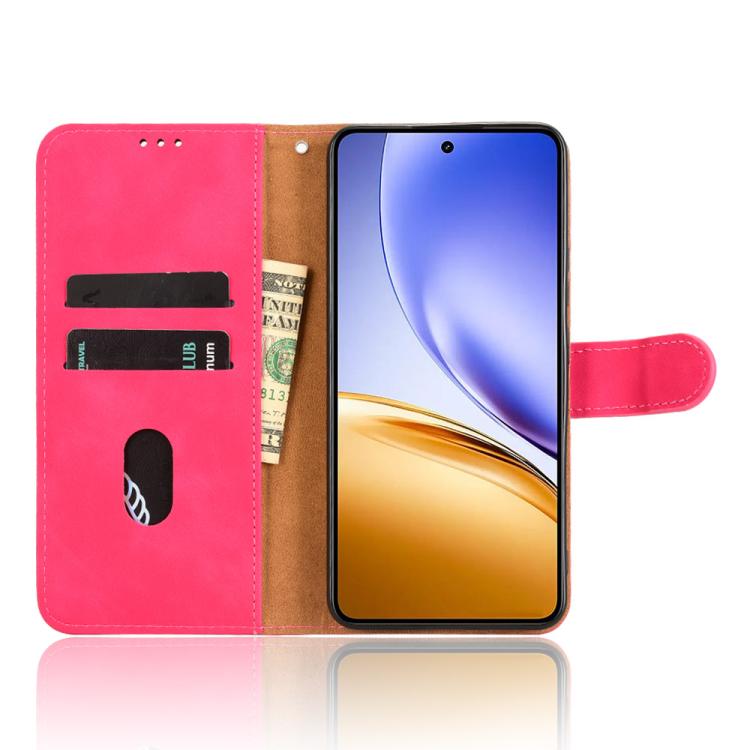 For Realme 14 5G Skin Feel Magnetic Flip Leather Phone Case