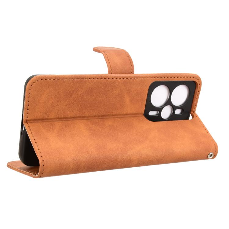 For Realme 14 5G Skin Feel Magnetic Flip Leather Phone Case