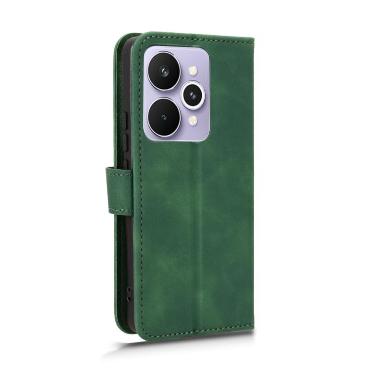 For Realme 15 5G Global Skin Feel Magnetic Flip Leather Phone Case