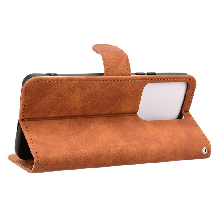 For Realme 15 5G Global Skin Feel Magnetic Flip Leather Phone Case