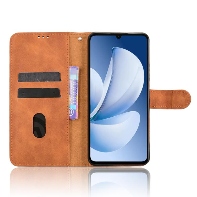 For Realme C71 4G Skin Feel Magnetic Flip Leather Phone Case