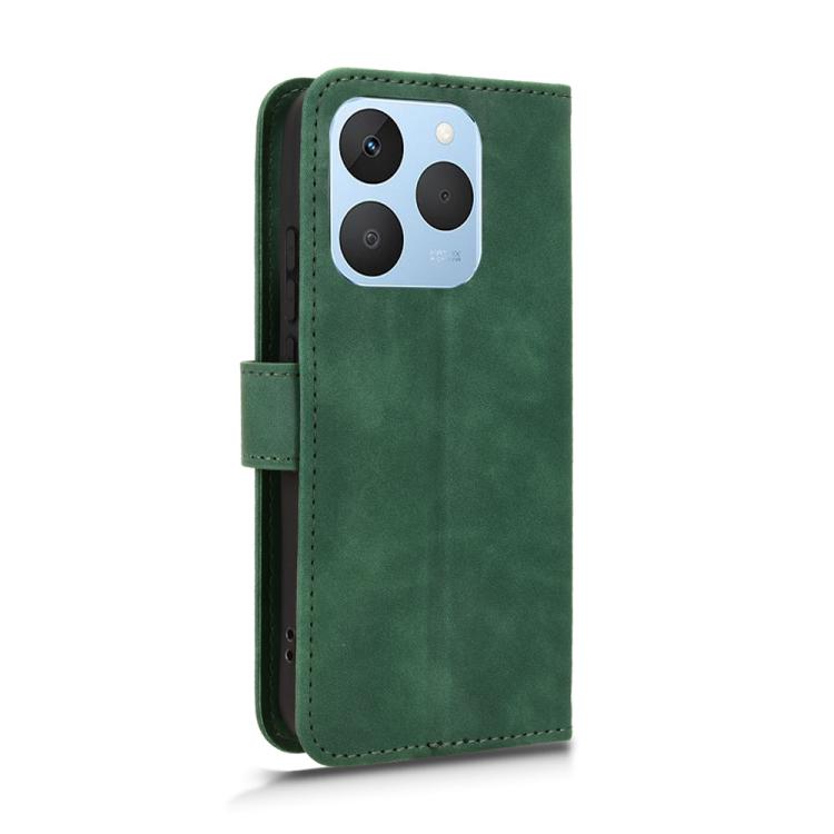 For Realme 15T 5G Skin Feel Magnetic Flip Leather Phone Case