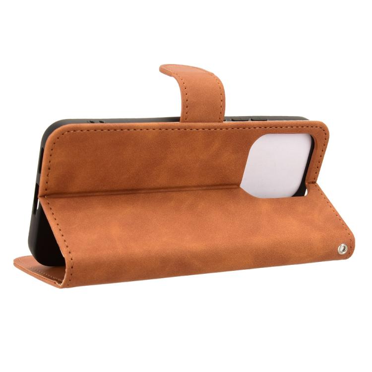 For Realme 15T 5G Skin Feel Magnetic Flip Leather Phone Case