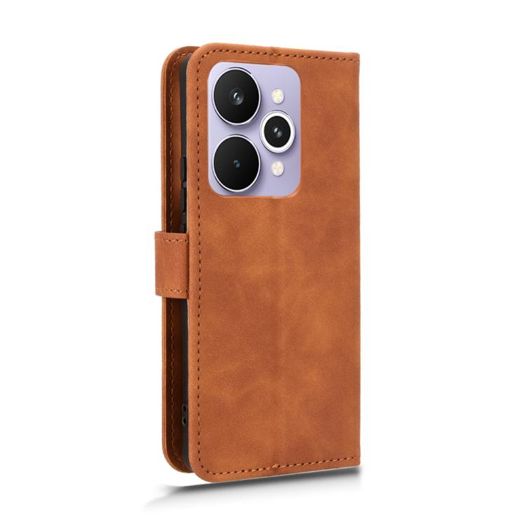 For Realme 15 SEA Skin Feel Magnetic Flip Leather Phone Case