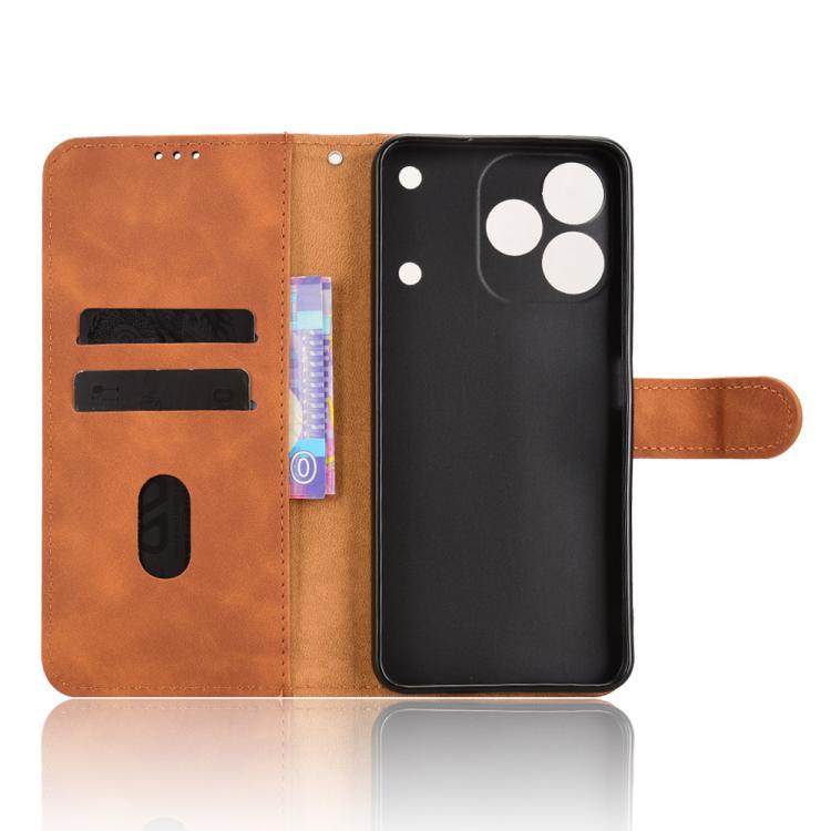 For Realme Note 80 4G Skin Feel Magnetic Flip Leather Phone Case