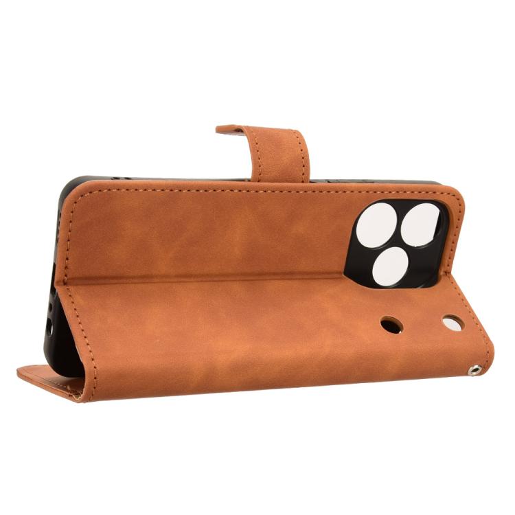 For Realme Note 80 4G Skin Feel Magnetic Flip Leather Phone Case