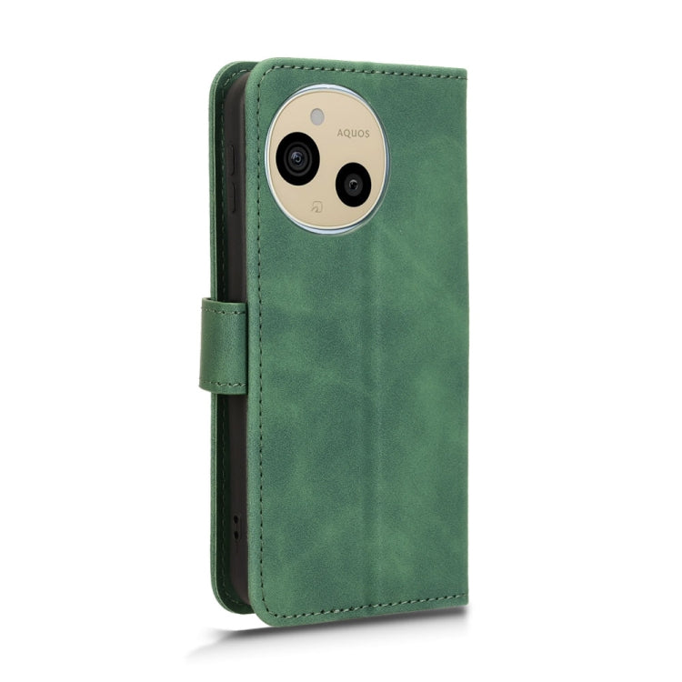 For Sharp Aquos Sense9 Skin Feel Magnetic Flip Leather Phone Case