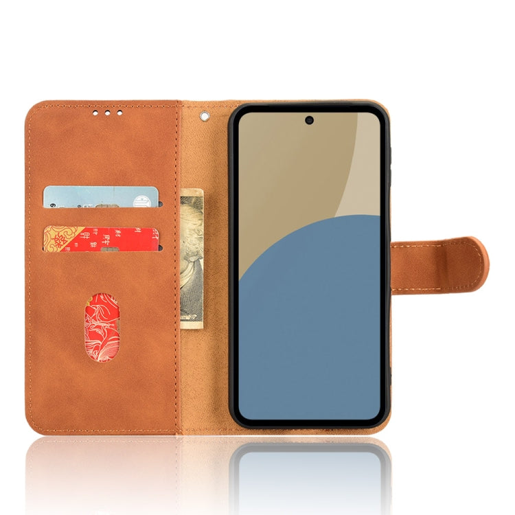 For Sharp Aquos Sense9 Skin Feel Magnetic Flip Leather Phone Case