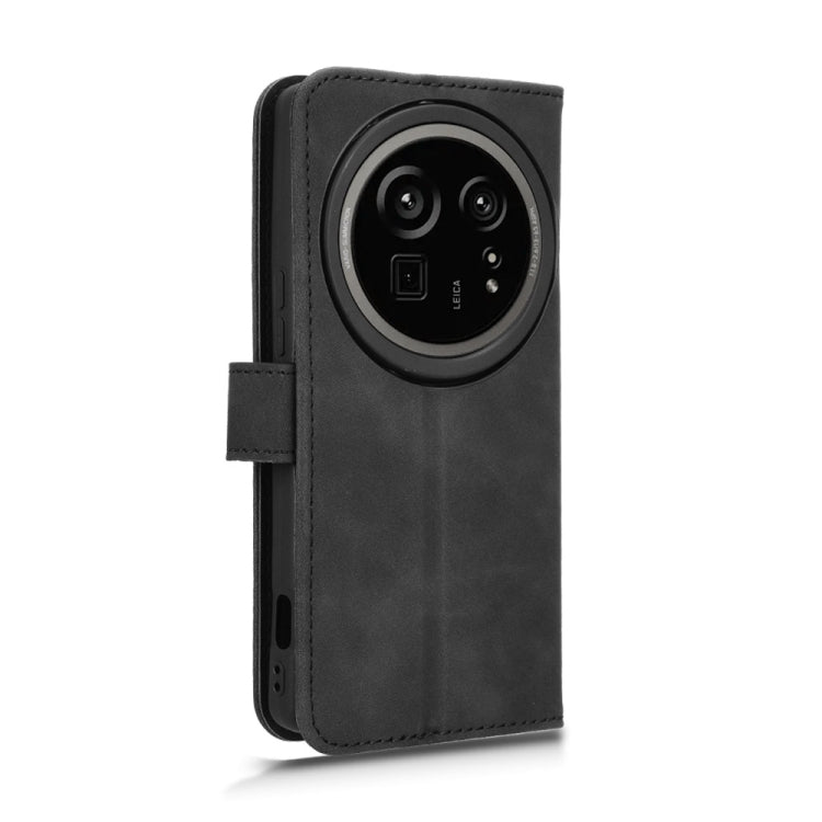 For Sharp Aquos R9 Skin Feel Magnetic Flip Leather Phone Case